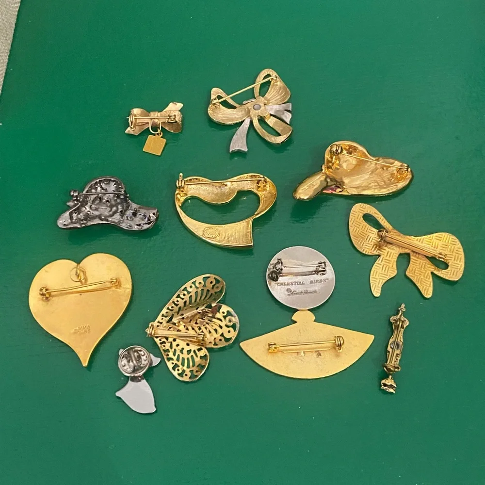 Brooch/pin lot. - Picture 5 of 5